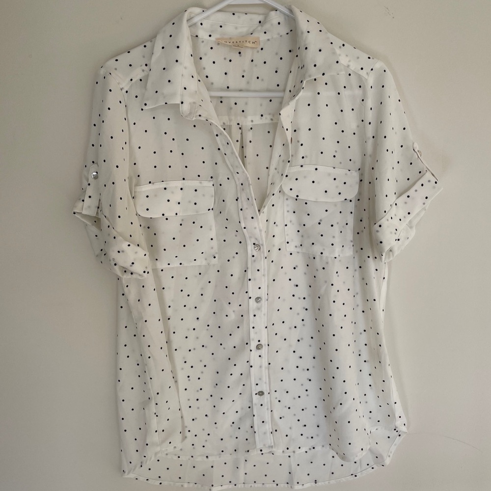 NWOT VICI - Polka Dot Blouse